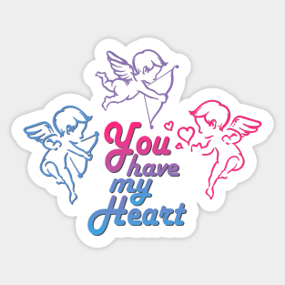 You Have my Heart Sticker